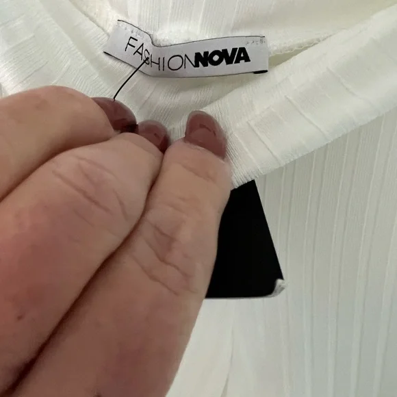 NWT Fashion Nova Ribbed Pants - Picture 6 of 8